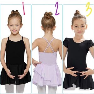 Pick 3!! NWT Size 2-4t Leotards w Attached Skirt